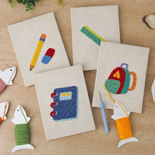 Carica l'immagine nel visualizzatore di Gallery, Punch Needle Kit (4 pezzi) con cornici - Atmosfera Studio
