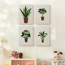 Carica l'immagine nel visualizzatore di Gallery, Punch Needle Kit (4 pezzi) con cornici - Giungla Urbana 2