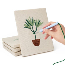 Carica l'immagine nel visualizzatore di Gallery, Punch Needle Kit (4 pezzi) con cornici - Giungla Urbana 3