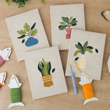 Carica l'immagine nel visualizzatore di Gallery, Punch Needle Kit (4 pezzi) con cornici - Amanti delle Piante 3