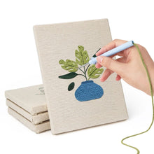 Carica l'immagine nel visualizzatore di Gallery, Punch Needle Kit (4 pezzi) con cornici - Amanti delle Piante 3
