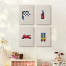 Carica l'immagine nel visualizzatore di Gallery, Punch Needle Kit (4 pezzi) con cornici - Icone Urbane 3
