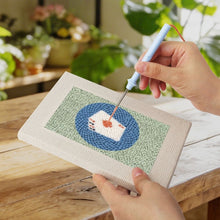 Carica l'immagine nel visualizzatore di Gallery, Punch Needle Kit (4 pezzi) con cornici - Carte da Gioco