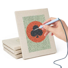 Carica l'immagine nel visualizzatore di Gallery, Punch Needle Kit (4 pezzi) con cornici - Carte da Gioco