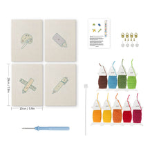 Carica l'immagine nel visualizzatore di Gallery, Punch Needle Kit (4 pezzi) con cornici - Essenziali da Disegno