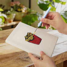 Carica l'immagine nel visualizzatore di Gallery, Punch Needle Kit (4 pezzi) con cornici - Cena Americana