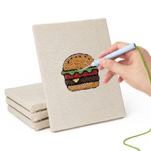 Carica l'immagine nel visualizzatore di Gallery, Punch Needle Kit (4 pezzi) con cornici - Cena Americana