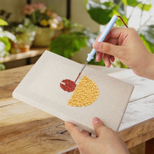 Carica l'immagine nel visualizzatore di Gallery, Punch Needle Kit (4 pezzi) con cornici - Dolci a colazione