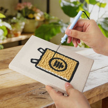 Carica l'immagine nel visualizzatore di Gallery, Punch Needle Kit (4 pezzi) con cornici - Snack Quotidiani