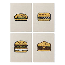 Carica l'immagine nel visualizzatore di Gallery, Punch Needle Kit (4 pezzi) con cornici - Snack Golosi 2 Figured'Art