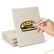 Carica l'immagine nel visualizzatore di Gallery, Punch Needle Kit (4 pezzi) con cornici - Snack Golosi 2
