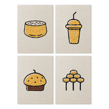 Carica l'immagine nel visualizzatore di Gallery, Punch Needle Kit (4 pezzi) con cornici - Delizie da Forno Figured'Art