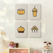 Carica l'immagine nel visualizzatore di Gallery, Punch Needle Kit (4 pezzi) con cornici - Delizie da Forno