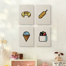 Carica l'immagine nel visualizzatore di Gallery, Punch Needle Kit (4 pezzi) con cornici - Dolci Momenti