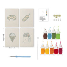 Carica l'immagine nel visualizzatore di Gallery, Punch Needle Kit (4 pezzi) con cornici - Dolci Momenti