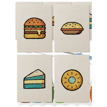 Carica l'immagine nel visualizzatore di Gallery, Punch Needle Kit (4 pezzi) con cornici - Street Food 1 Figured'Art