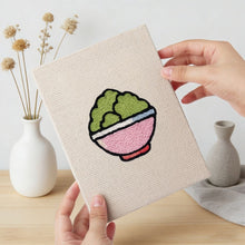 Carica l'immagine nel visualizzatore di Gallery, Punch Needle Kit (4 pezzi) con cornici - Mini icone di cibo