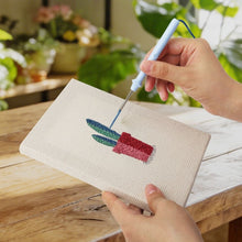 Carica l'immagine nel visualizzatore di Gallery, Punch Needle Kit (4 pezzi) con cornici - Piccoli Vasi di Succulente 1