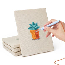Carica l'immagine nel visualizzatore di Gallery, Punch Needle Kit (4 pezzi) con cornici - Mini Giardino Indoor 2