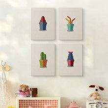 Carica l'immagine nel visualizzatore di Gallery, Punch Needle Kit (4 pezzi) con cornici - Piante Felici 1