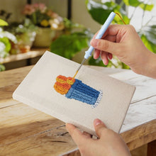 Carica l'immagine nel visualizzatore di Gallery, Punch Needle Kit (4 pezzi) con cornici - Piante Felici 2