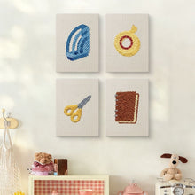 Carica l'immagine nel visualizzatore di Gallery, Punch Needle Kit (4 pezzi) con cornici - Essenziali da Scrivania 2