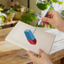 Carica l'immagine nel visualizzatore di Gallery, Punch Needle Kit (4 pezzi) con cornici - Mini Cancelleria