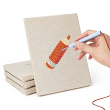 Carica l'immagine nel visualizzatore di Gallery, Punch Needle Kit (4 pezzi) con cornici - Mini Cancelleria