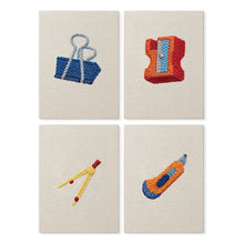 Carica l'immagine nel visualizzatore di Gallery, Punch Needle Kit (4 pezzi) con cornici - Collezione Accessori Scrivania Figured'Art