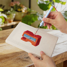 Carica l'immagine nel visualizzatore di Gallery, Punch Needle Kit (4 pezzi) con cornici - Collezione Accessori Scrivania