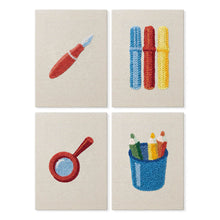 Carica l'immagine nel visualizzatore di Gallery, Punch Needle Kit (4 pezzi) con cornici - Cancelleria Creativa Figured'Art