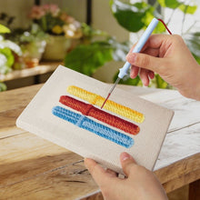 Carica l'immagine nel visualizzatore di Gallery, Punch Needle Kit (4 pezzi) con cornici - Cancelleria Creativa