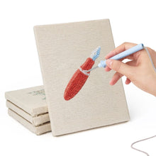 Carica l'immagine nel visualizzatore di Gallery, Punch Needle Kit (4 pezzi) con cornici - Cancelleria Creativa