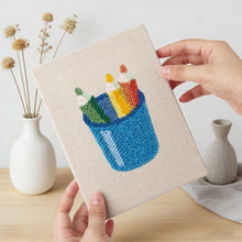 Carica l'immagine nel visualizzatore di Gallery, Punch Needle Kit (4 pezzi) con cornici - Cancelleria Creativa