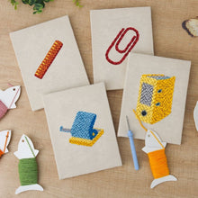 Carica l'immagine nel visualizzatore di Gallery, Punch Needle Kit (4 pezzi) con cornici - Cancelleria da Ufficio