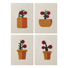 Carica l'immagine nel visualizzatore di Gallery, Punch Needle Kit (4 pezzi) con cornici - Vasi Fioriti Figured'Art