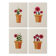 Carica l'immagine nel visualizzatore di Gallery, Punch Needle Kit (4 pezzi) con cornici - Vasi in Fiore Figured'Art