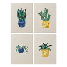 Carica l'immagine nel visualizzatore di Gallery, Punch Needle Kit (4 pezzi) con cornici - Oasi Verde Figured'Art