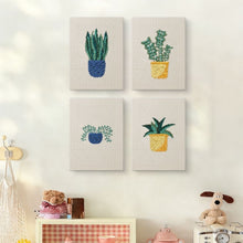 Carica l'immagine nel visualizzatore di Gallery, Punch Needle Kit (4 pezzi) con cornici - Oasi Verde