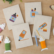 Carica l'immagine nel visualizzatore di Gallery, Punch Needle Kit (4 pezzi) con cornici - Scrivi e Crea