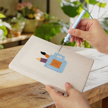 Carica l'immagine nel visualizzatore di Gallery, Punch Needle Kit (4 pezzi) con cornici - Scrivi e Crea