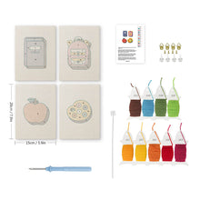 Carica l'immagine nel visualizzatore di Gallery, Punch Needle Kit (4 pezzi) con cornici - Ritorno a scuola