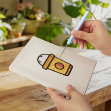 Carica l'immagine nel visualizzatore di Gallery, Punch Needle Kit (4 pezzi) con cornici - Colazione Time