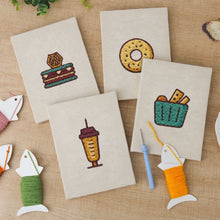 Carica l'immagine nel visualizzatore di Gallery, Punch Needle Kit (4 pezzi) con cornici - Dolci del mattino