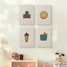 Carica l'immagine nel visualizzatore di Gallery, Punch Needle Kit (4 pezzi) con cornici - Dolci del mattino
