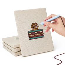 Carica l'immagine nel visualizzatore di Gallery, Punch Needle Kit (4 pezzi) con cornici - Dolci del mattino