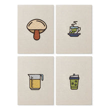 Carica l'immagine nel visualizzatore di Gallery, Punch Needle Kit (4 pezzi) con cornici - Pausa caffè Figured'Art