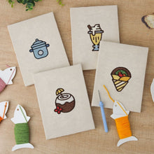 Carica l'immagine nel visualizzatore di Gallery, Punch Needle Kit (4 pezzi) con cornici - Bevande dolci