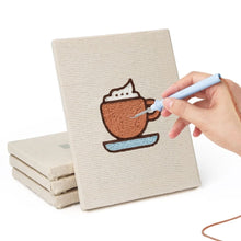 Carica l'immagine nel visualizzatore di Gallery, Punch Needle Kit (4 pezzi) con cornici - Sapori dal mondo