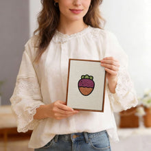 Carica l'immagine nel visualizzatore di Gallery, Punch Needle Kit (4 pezzi) con cornici - Delizie illustrate